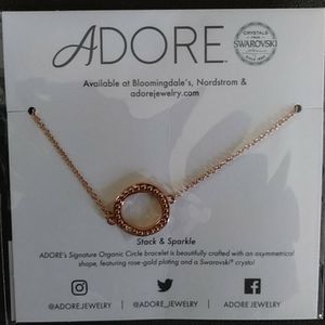 Adore by Swarovski Organic Circle Bracelet NWT